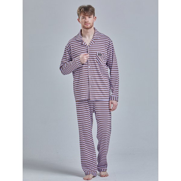 플레이조이 파자마세트 퍼플 L