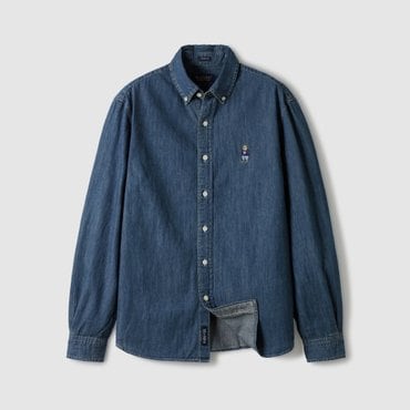 후아유 Steve Denim Shirts WHYJE4823U