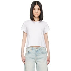 화이트 Hanes 1950s 박시 티셔츠 024-2WBX5 OPTIC WHITE