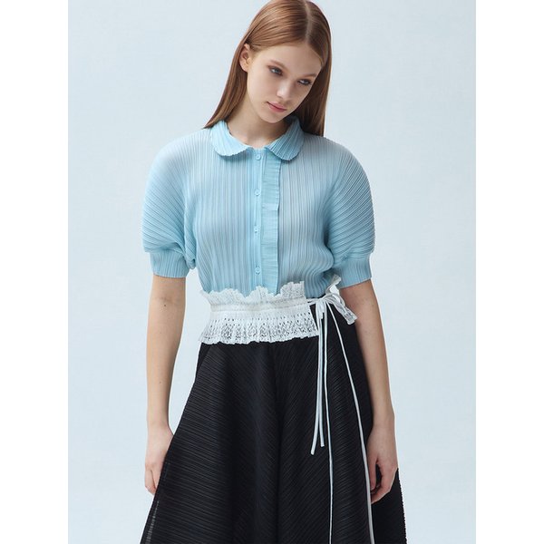 셔링 레이스 플리츠 벨트