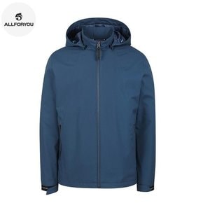 남성 Functional hooded jumper AMJUM1261-BLUE