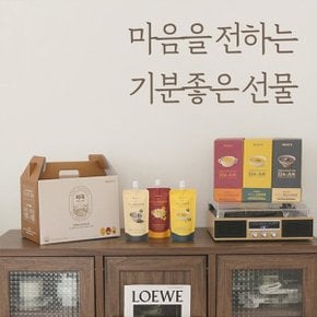 죽이야기 짜먹는 죽 짜죽 3가지맛 21팩 선물세트(선물상자포함)