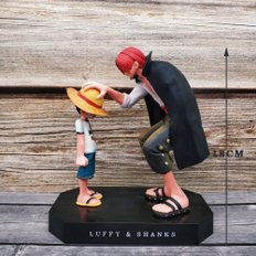 원피스 피규어 루피&샹크스 피규어 ONE PIECE Luffy&Shanks Figure 도장이 끝난 완성품 피규어…