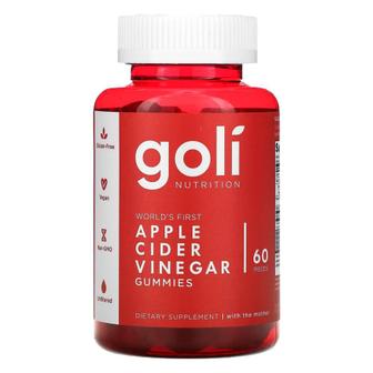  미국직구 Goli Nutrition 골리 뉴트리션 애플 사이다 비네거 구미 애사비 60구미