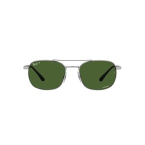 레이밴 선글라스 0RB3670CH 맨즈 SILVERPOLAR DARK GREEN LENS 54