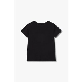 AX 여성 핫픽스 로고 패치 티셔츠(A424130006)블랙