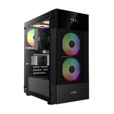 감디아스 아우라 GC5 PC ATX 3 x 120mm FRGB 케이스 게이밍 미드타워 소프트웨어 컨트롤 디지털