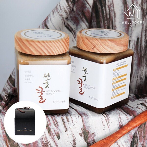 명품 영동 토종벌꿀 도라지꿀 단품 선물세트(600g)