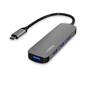 랩디오 c타입 USB허브 4포트 usb3.0 맥북허브 노트북 멀티허브 4in1