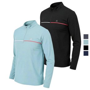 KYJ GOLF 남성 소로나 라인 냉감 집업티셔츠 Model No_YB6041