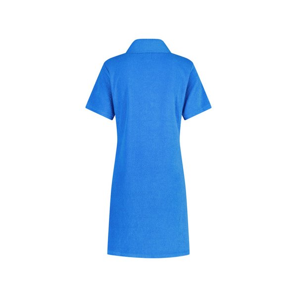 테리 집업 원피스 Terry Zip up Onepiece_Blue