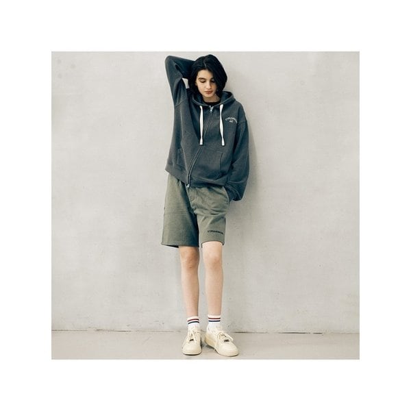 피그먼트 후드집업_차콜