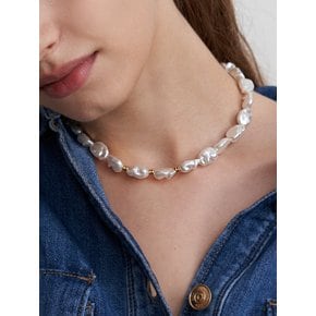 BIG UGLY PEARL NECKLACE (2colors) AN4230010