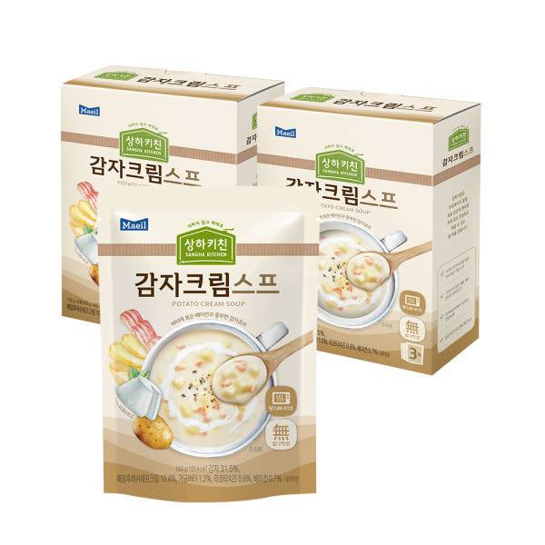 상하키친 감자크림스프 150g 6입