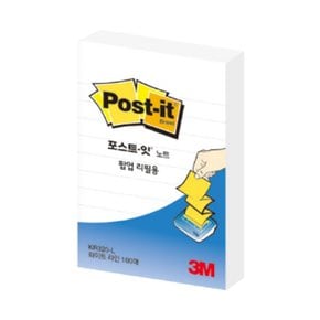 [3M]포스트잇 팝업리필 KR-320(51*76mm/화이트/라인)