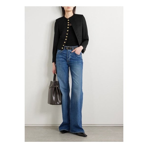 닐리 로탄 패티 울 트윌 재킷 블랙 1647597358999442