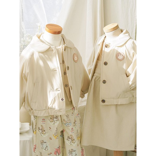 포근한 인사 - 유아 누빔 자켓