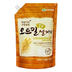  유한양행 오트밀 깔끔설거지 주방세제 1.2kg
