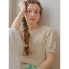 Puff Sleeve Knit [IVORY]