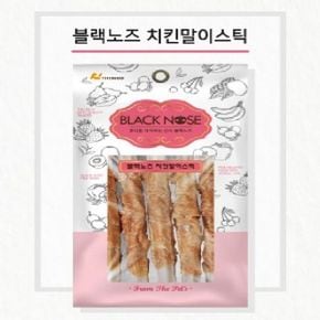 블랙노즈 치킨말이스틱 댕댕이 반려견 간식 80g X ( 2매입 )