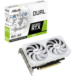 미국 아수스 그래픽카드 ASUS Dual GeForce RTX™ 3060 White Edition 8GB GDDR6 PCIe 4.0 HDMI