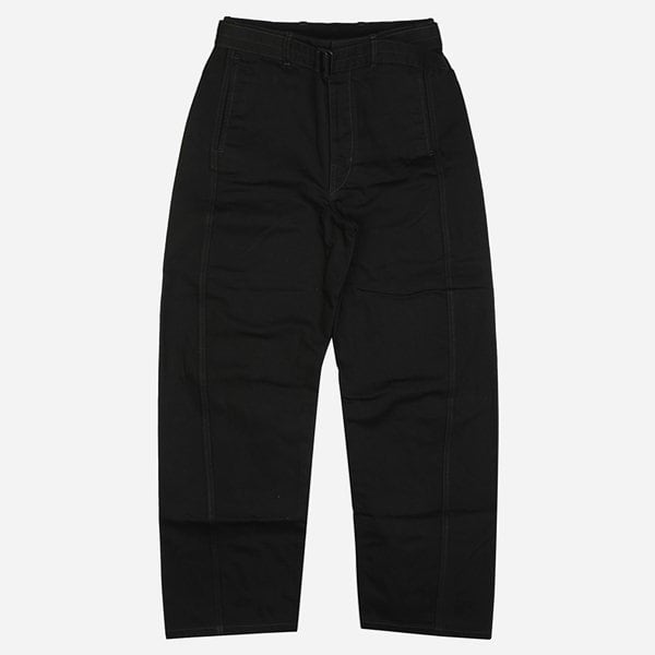 [시흥점] 6S PA326 LD1055 BK999 코튼 벨트 팬츠 블랙