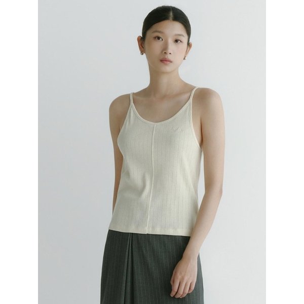 아일렛 자카드 슬리브리스 탑_3COLORS(9TS1004Y)