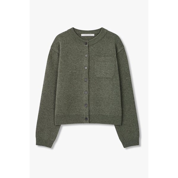 [부산점] 보브)) 울 블렌드 세미 크롭 가디건 (7125450506)