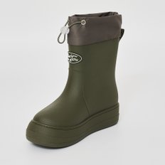 레인부츠 RE-RAIN SHIRRING BOOTS KHAKI