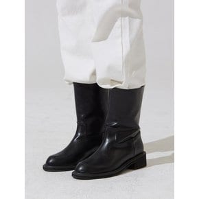 Shot middle boots - black