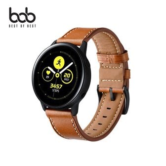 BOB 갤럭시워치 전세대호환 컬러 가죽 스트랩 밴드 시계줄 Galaxy Watch 워치7 6 클래식 워치5 프로