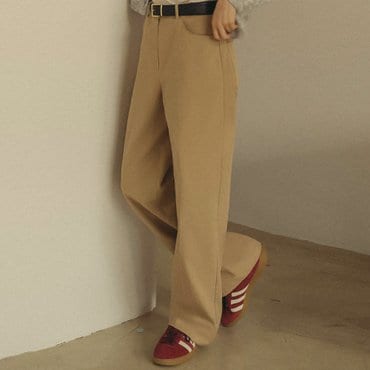 노운베러 Cotton bizo point pants_Beige