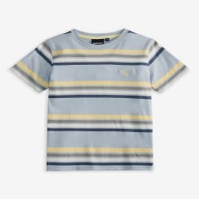 [24SS][Barbour Kids] 키즈 라이트블루 Hamstead 스트라이프 티셔츠 URTS4E508B1
