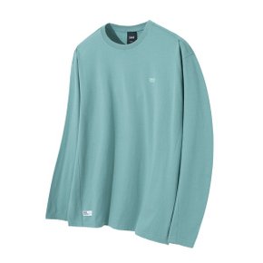 Basic Seam Point Long Sleeve T shirts  Dark Mint  _P348918088