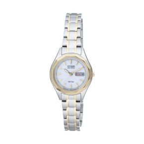 독일 시티즌 여자 시계 Citizen Womens 아날로그 EcoDrive 워치 스테인리스스틸 스트랩 1337607