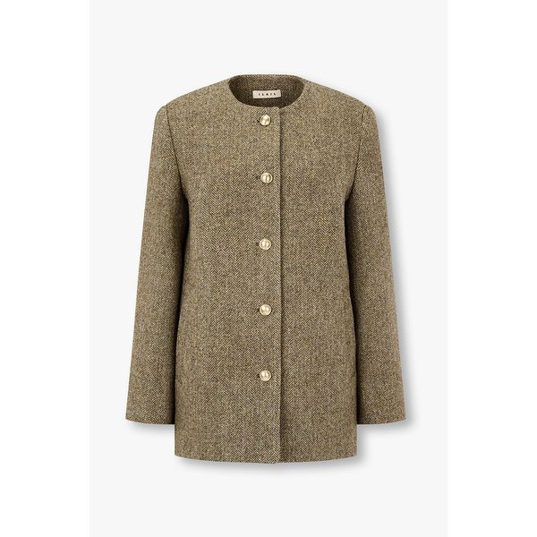 버튼업 노카라 울 자켓 IA16110020137