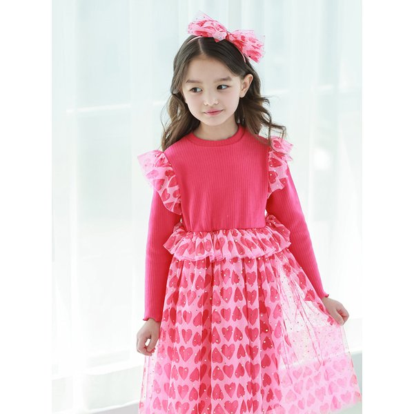 에블린 드레스_핑크