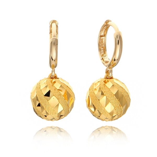 [골드리카]순금  윈드볼 귀걸이 1.875g+14k원터치(99.9)