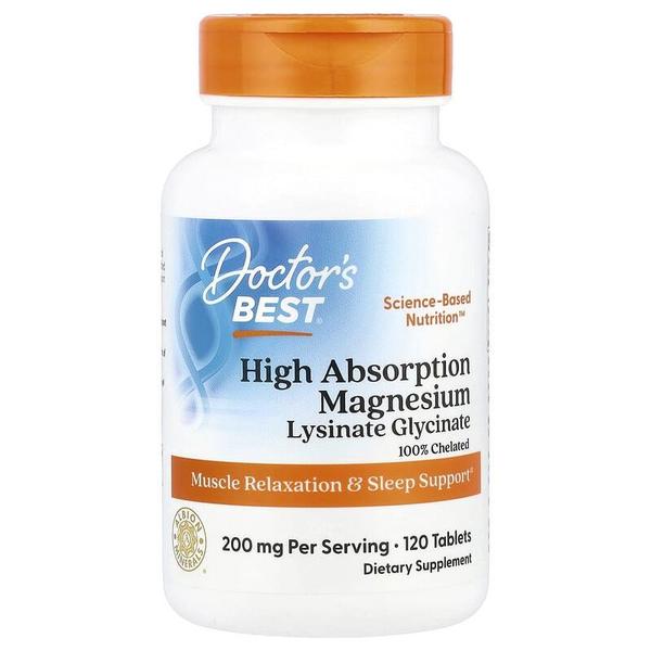 해외배송 Doctor`s Best 닥터스베스트 고흡수 마그네슘 100mg 120정 Magnesium