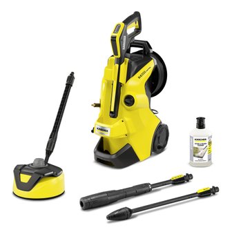  카처 KARCHER K4 고압세척기 프리미엄 콘트롤 호스릴 표면 클리너 포함[관부가세 포함]