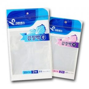 크린센스 김장 비닐 봉투 봉지 배추 절임 김치 포장 X ( 4매입 )