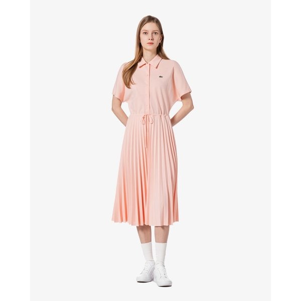 [시흥점] 밑단 플리츠 반팔 폴로 드레스 EF408E-55G