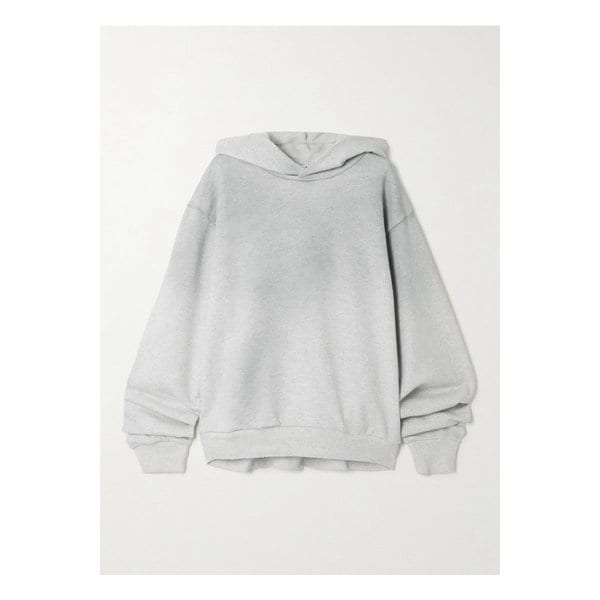 프린트 코튼 혼방 저지 후디 라이트 그레이 1647597346626904