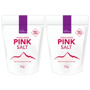 네이처모닝 히말라야 핑크솔트 가는소금 2 kg(1 kg x 2봉)