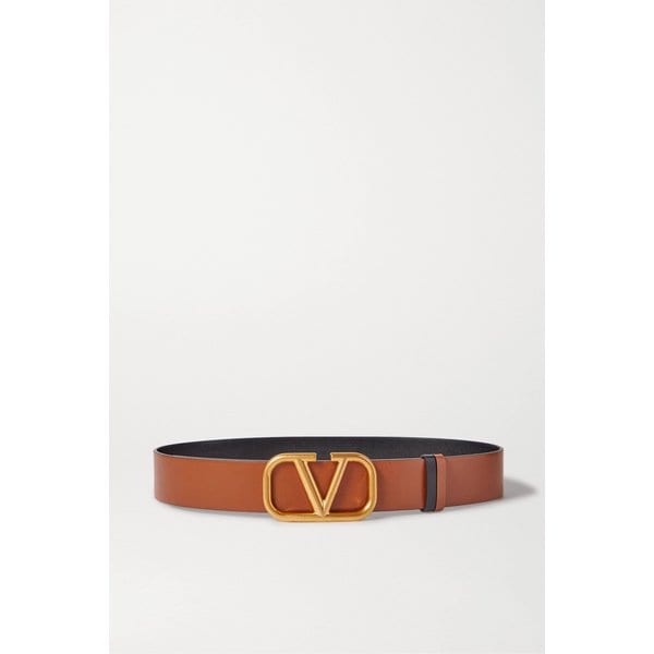 Vlogo Reversible Leather Belt 브라운