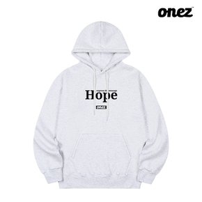 원즈 OZ 기모 후드티 HOPE (OZ182) 오트밀