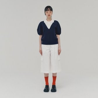 ahwe Layered Polo Sweater_NAVY