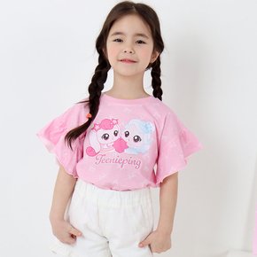 티니핑 여아 프릴 5부 롱 티셔츠PK 0F14W64514