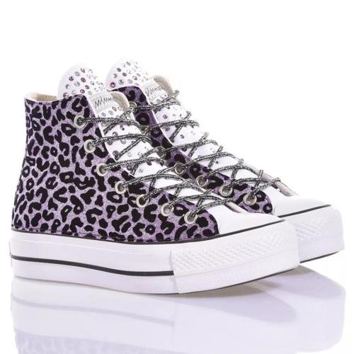 컨버스 스니커즈 3131 CONVERSE PLATFORM LEO PURPLE Purple