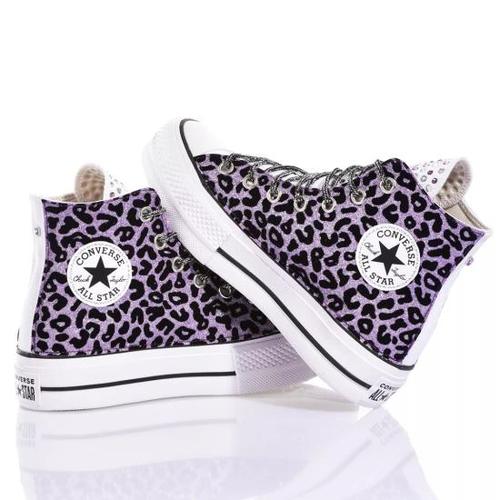 컨버스 스니커즈 3131 CONVERSE PLATFORM LEO PURPLE Purple